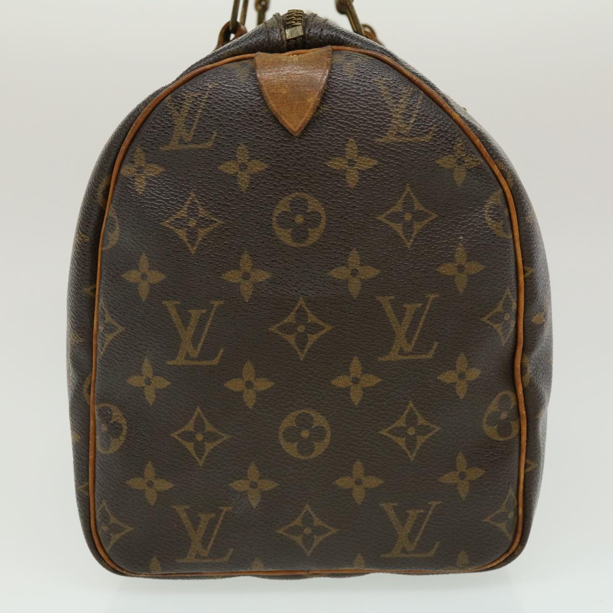 LOUIS VUITTON Monogram Speedy 30 Hand Bag M41526 LV Auth ds479