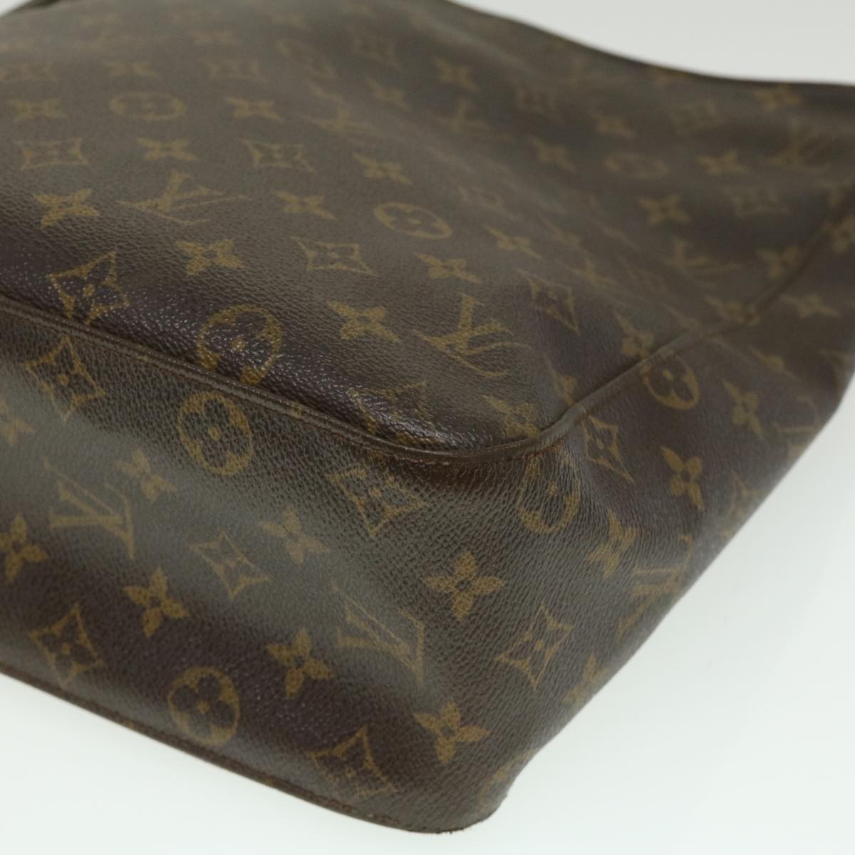 LOUIS VUITTON Monogram Looping GM Shoulder Bag M51145 LV Auth ds486