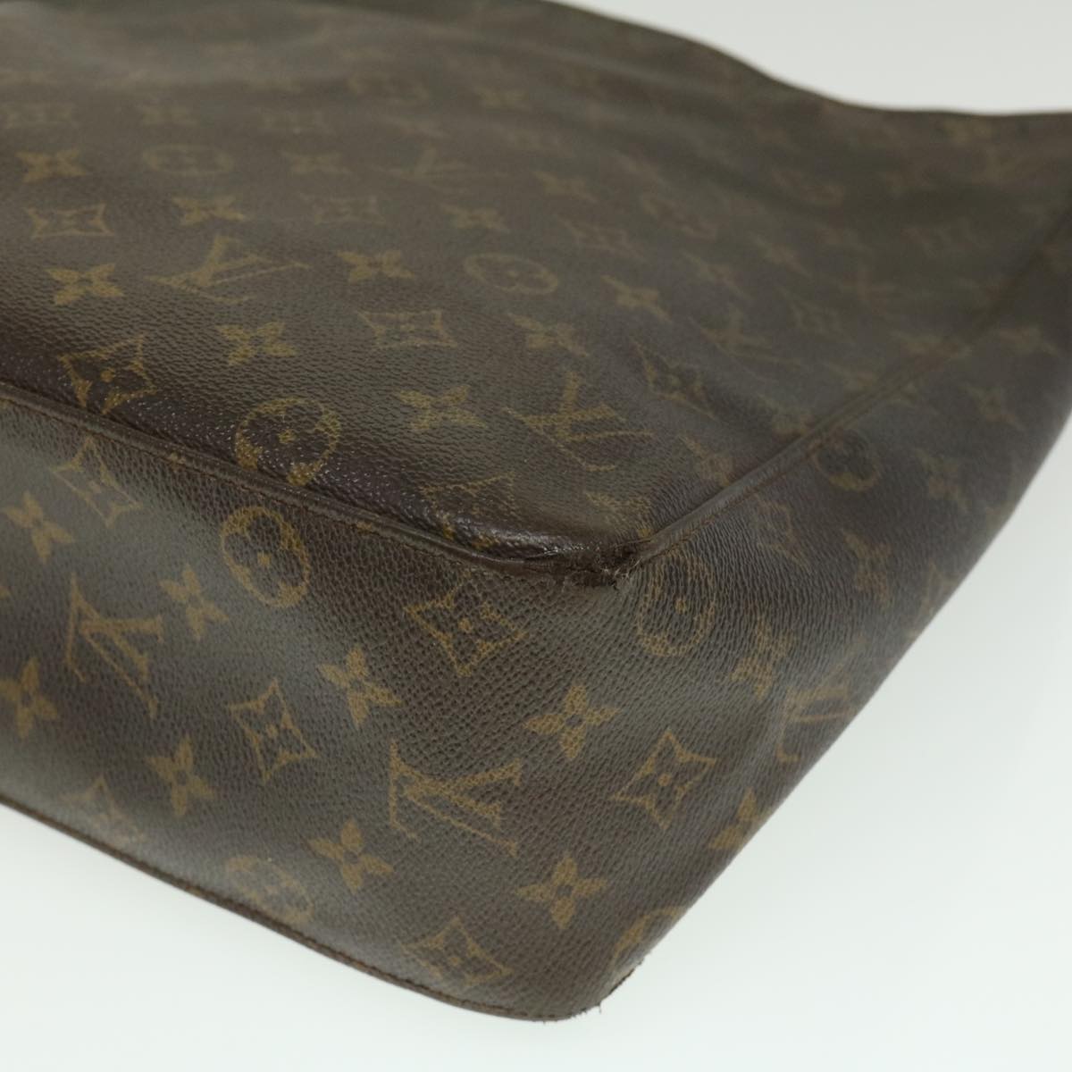 LOUIS VUITTON Monogram Looping GM Shoulder Bag M51145 LV Auth ds486