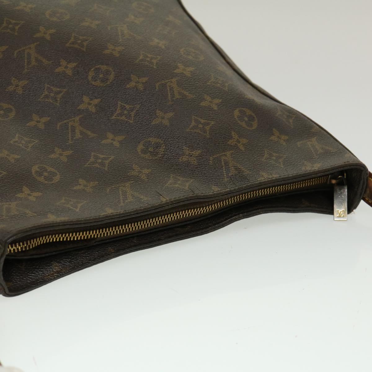 LOUIS VUITTON Monogram Looping GM Shoulder Bag M51145 LV Auth ds486