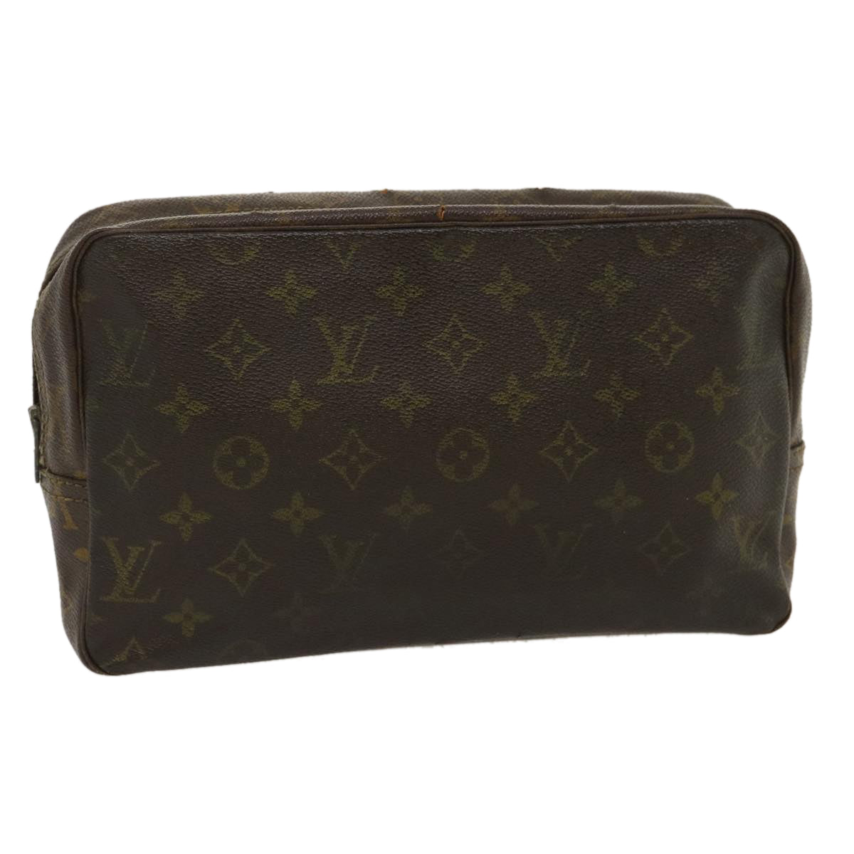 LOUIS VUITTON Monogram Trousse Toilette 28 Clutch Bag M47522 LV Auth ds492