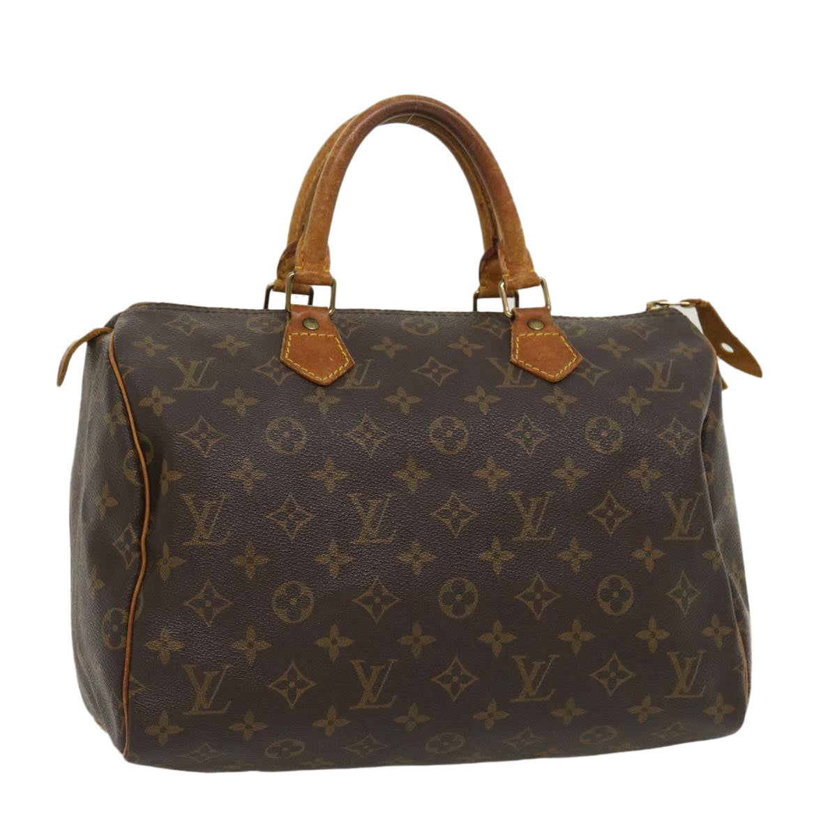 LOUIS VUITTON Monogram Speedy 30 Hand Bag M41526 LV Auth ds510