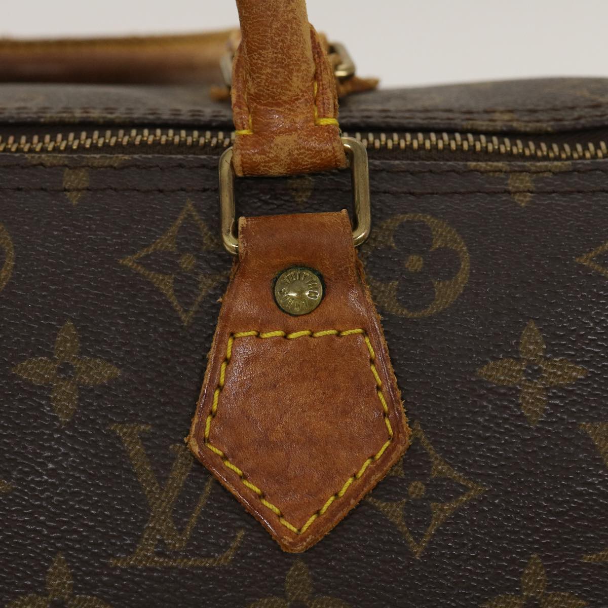 LOUIS VUITTON Monogram Speedy 30 Hand Bag M41526 LV Auth ds510