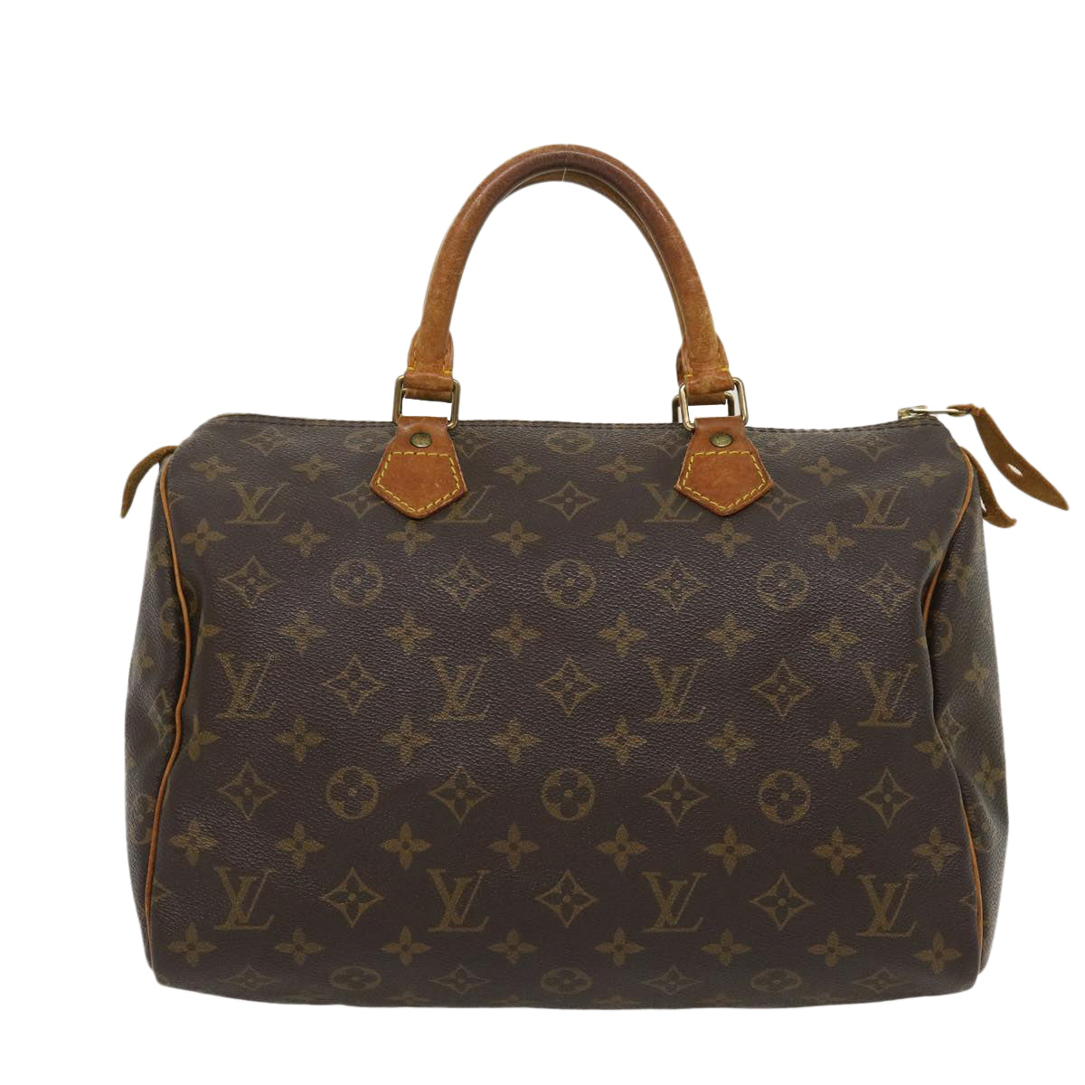 LOUIS VUITTON Monogram Speedy 30 Hand Bag M41526 LV Auth ds510