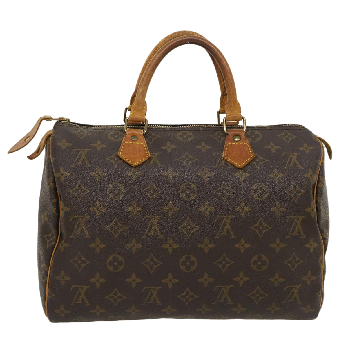 LOUIS VUITTON Monogram Speedy 30 Hand Bag M41526 LV Auth ds510