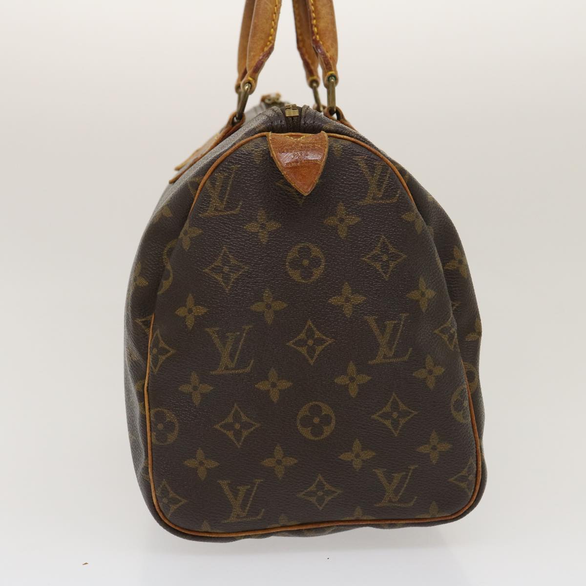 LOUIS VUITTON Monogram Speedy 30 Hand Bag M41526 LV Auth ds510