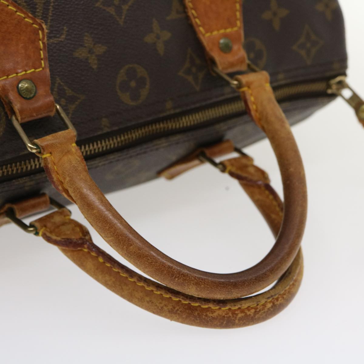 LOUIS VUITTON Monogram Speedy 30 Hand Bag M41526 LV Auth ds510