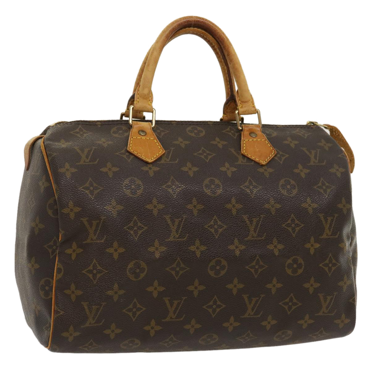 LOUIS VUITTON Monogram Speedy 30 Hand Bag M41526 LV Auth ds511