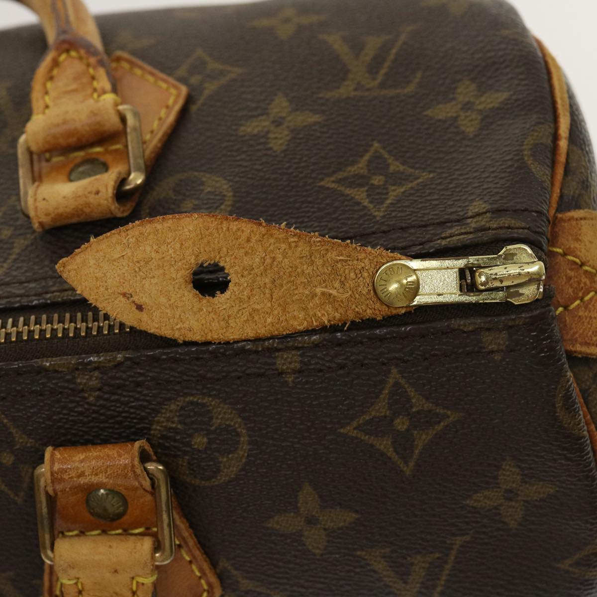 LOUIS VUITTON Monogram Speedy 30 Hand Bag M41526 LV Auth ds511