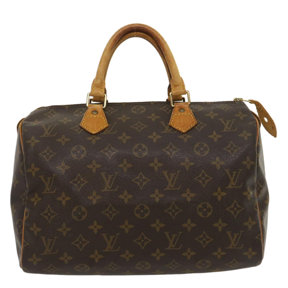 LOUIS VUITTON Monogram Speedy 30 Hand Bag M41526 LV Auth ds511