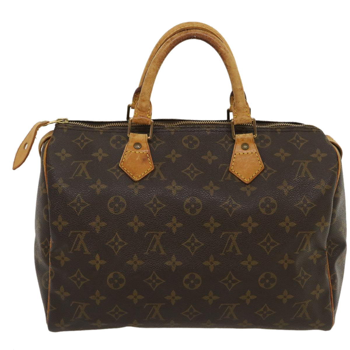 LOUIS VUITTON Monogram Speedy 30 Hand Bag M41526 LV Auth ds511 - 0