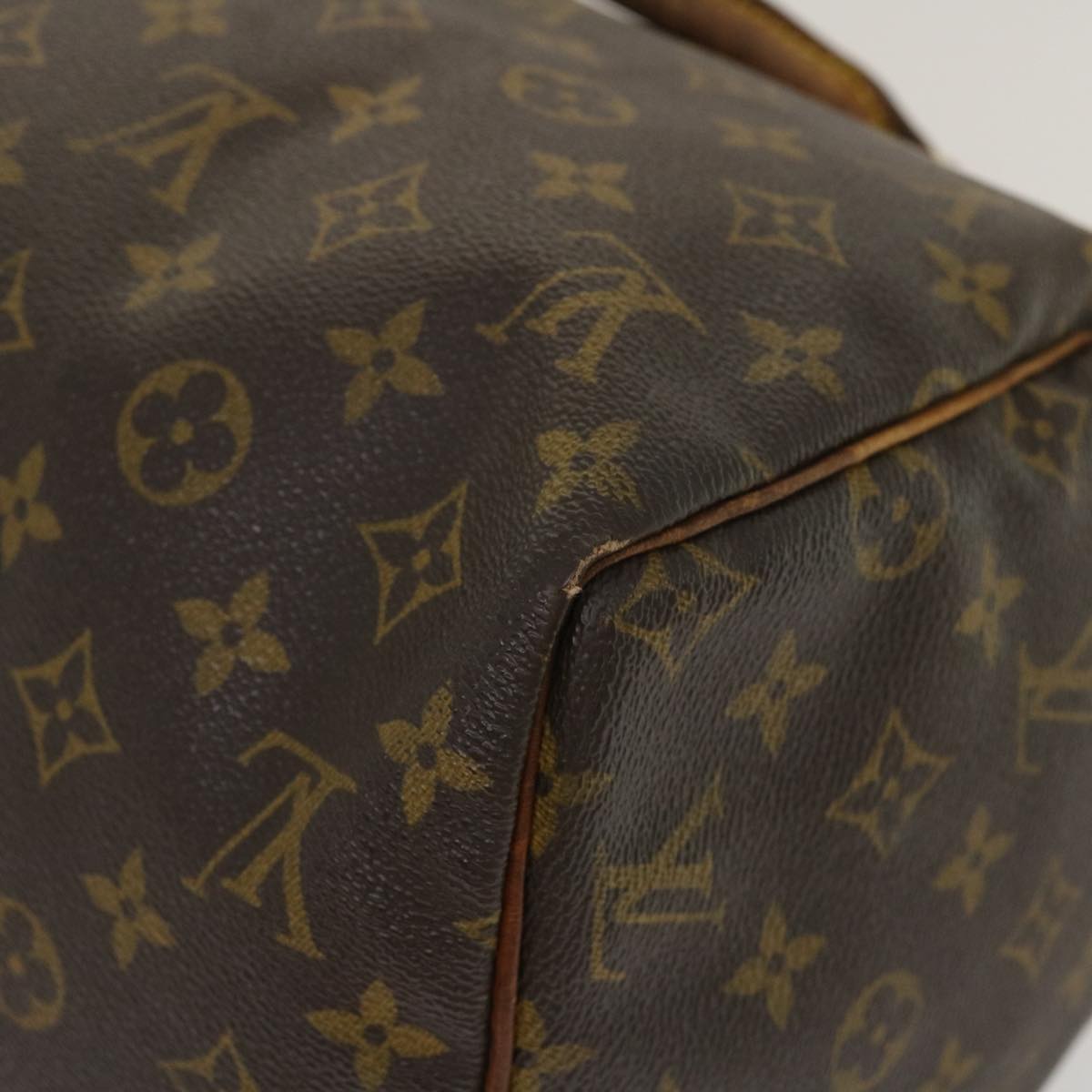 LOUIS VUITTON Monogram Speedy 30 Hand Bag M41526 LV Auth ds517