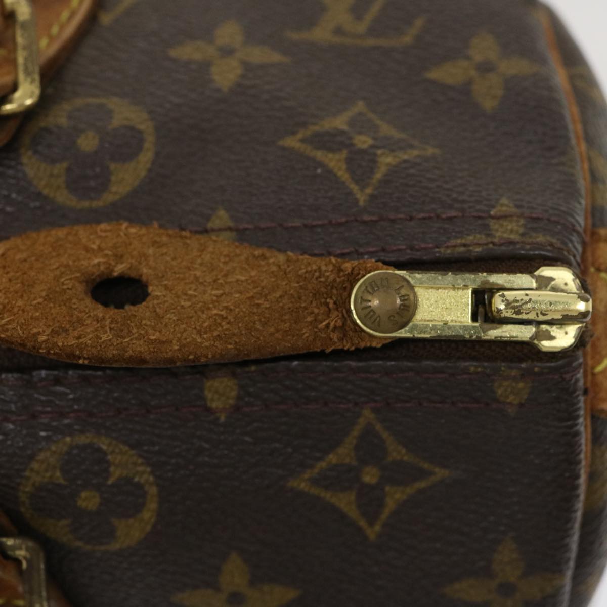 LOUIS VUITTON Monogram Speedy 30 Hand Bag M41526 LV Auth ds517