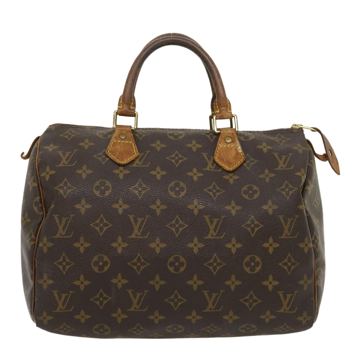 LOUIS VUITTON Monogram Speedy 30 Hand Bag M41526 LV Auth ds517