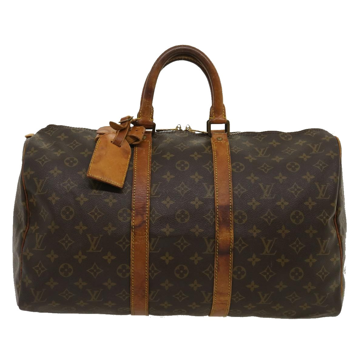 LOUIS VUITTON Monogram Keepall 45 Boston Bag M95011 LV Auth ds523