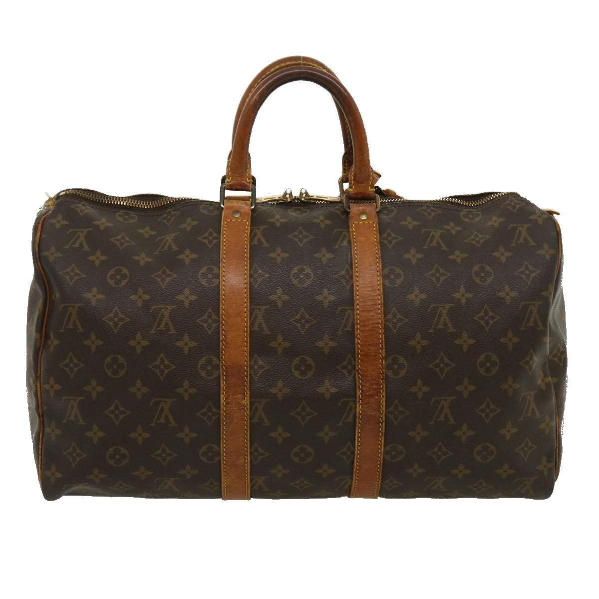 LOUIS VUITTON Monogram Keepall 45 Boston Bag M95011 LV Auth ds523