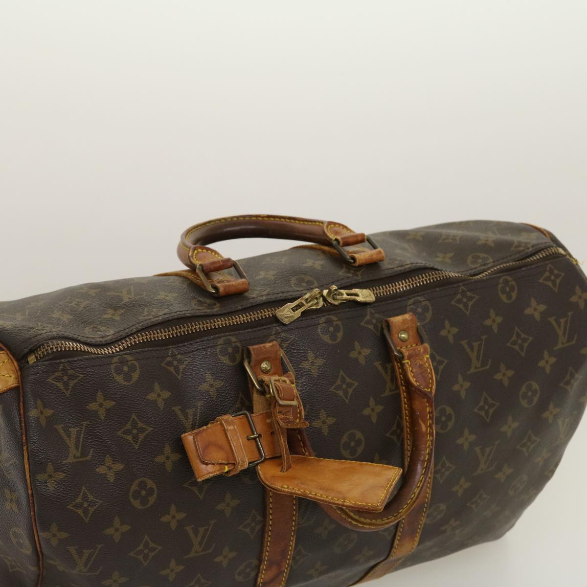 LOUIS VUITTON Monogram Keepall 45 Boston Bag M95011 LV Auth ds523