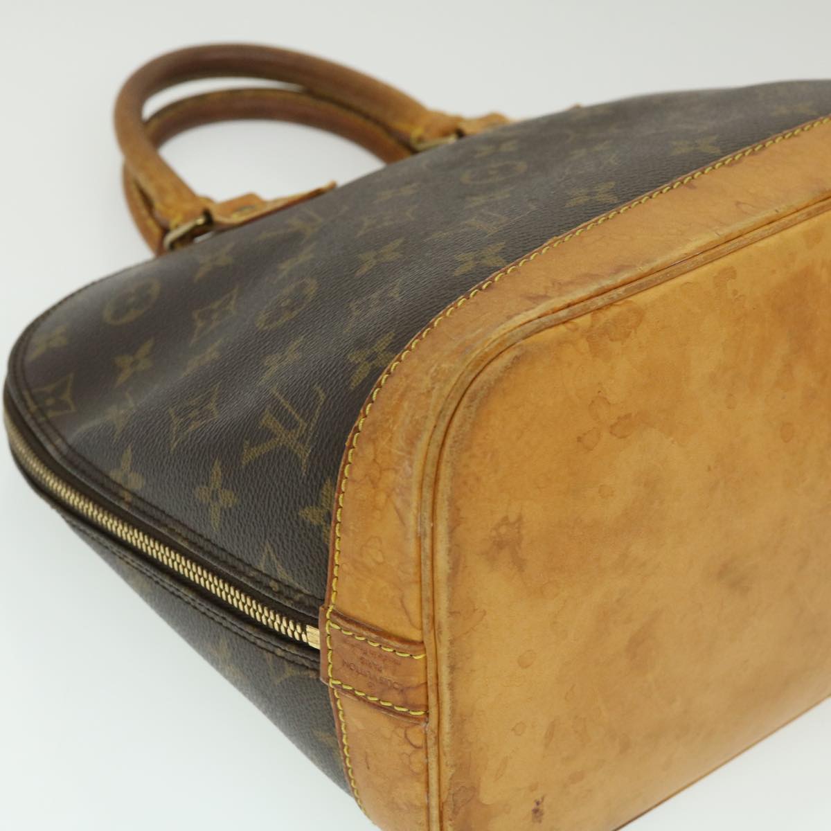 LOUIS VUITTON Monogram Alma Hand Bag M51130 LV Auth ds524