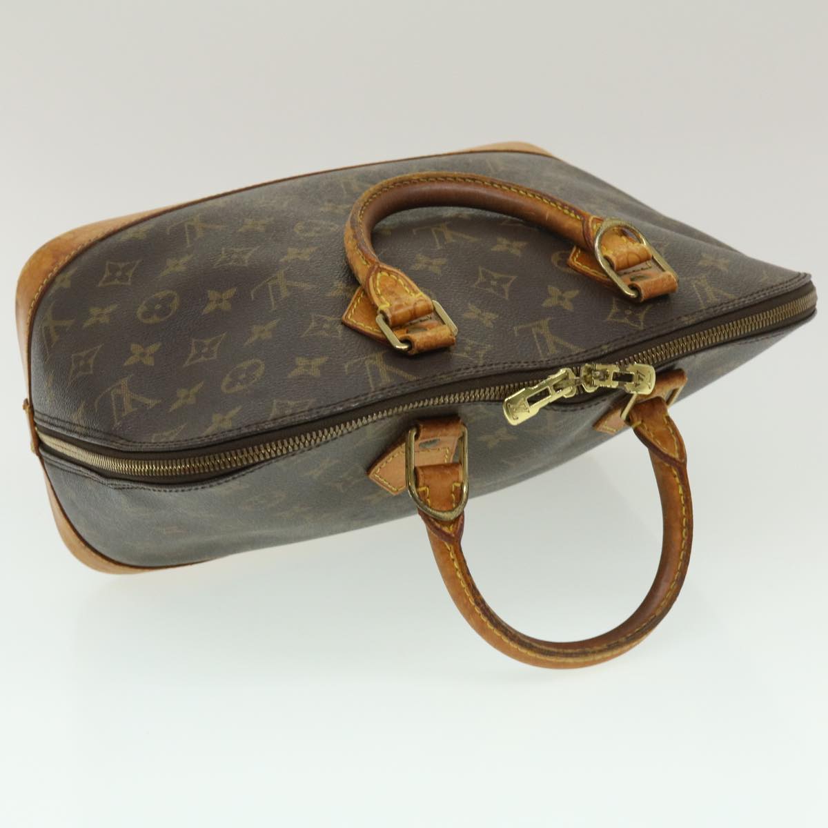 LOUIS VUITTON Monogram Alma Hand Bag M51130 LV Auth ds524