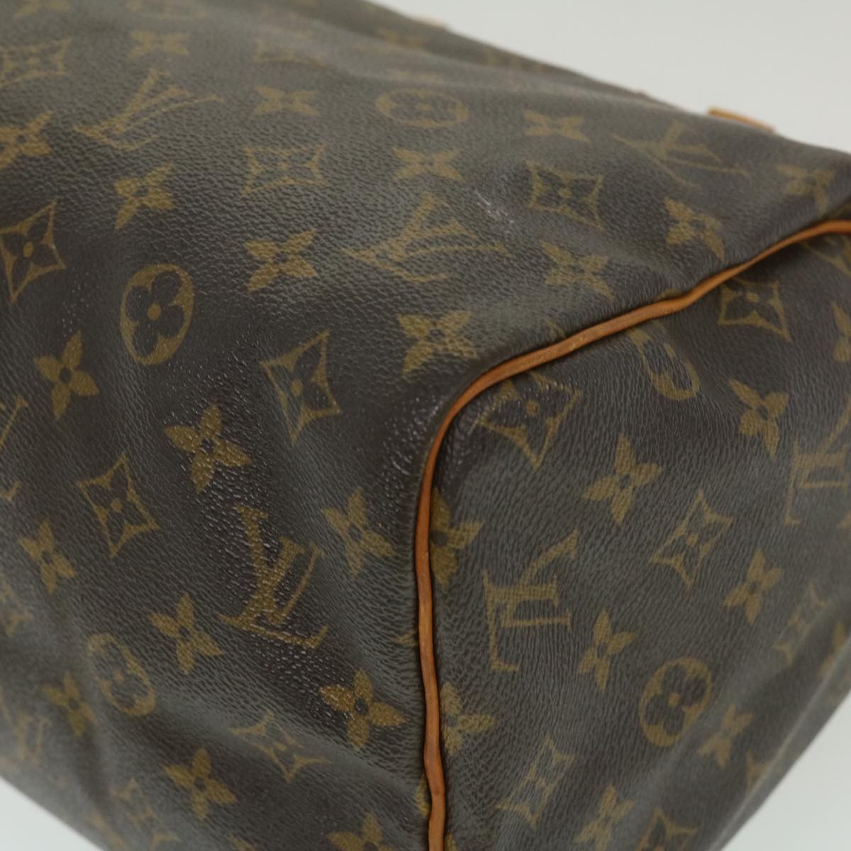 LOUIS VUITTON Monogram Speedy 30 Hand Bag M41526 LV Auth ds534