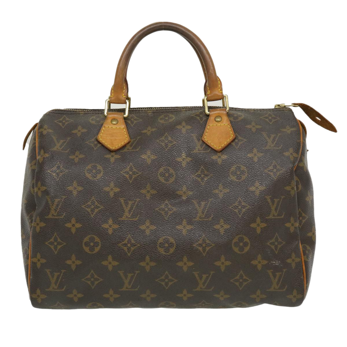 LOUIS VUITTON Monogram Speedy 30 Hand Bag M41526 LV Auth ds534