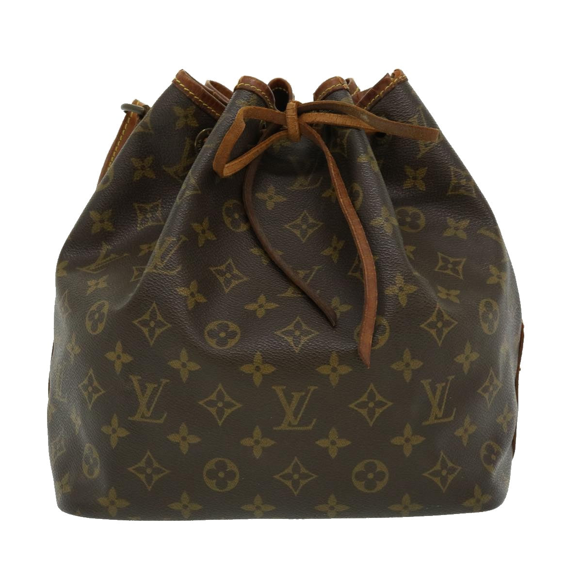 LOUIS VUITTON Monogram Petit Noe Shoulder Bag M42226 LV Auth ds542