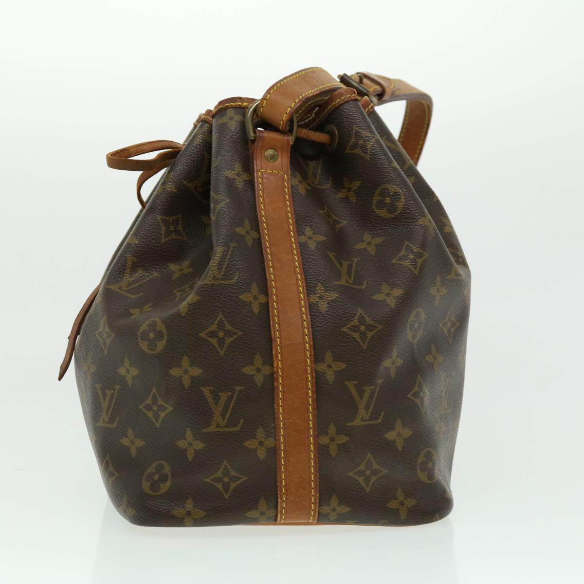 LOUIS VUITTON Monogram Petit Noe Shoulder Bag M42226 LV Auth ds542