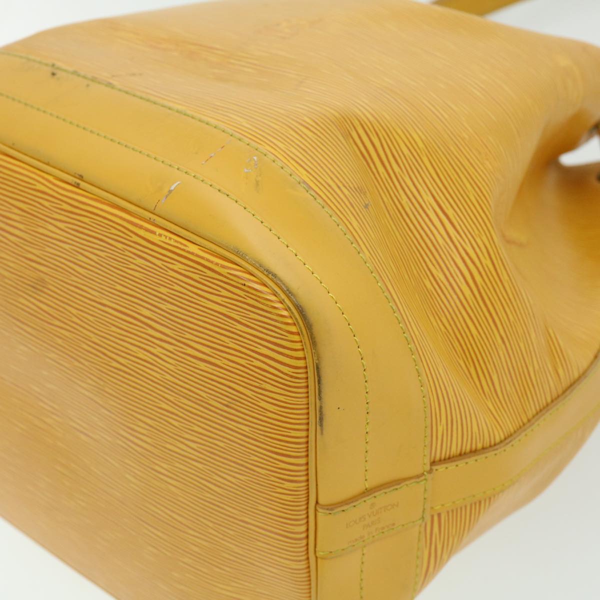 LOUIS VUITTON Epi Noe Shoulder Bag Yellow M44009 LV Auth ds546