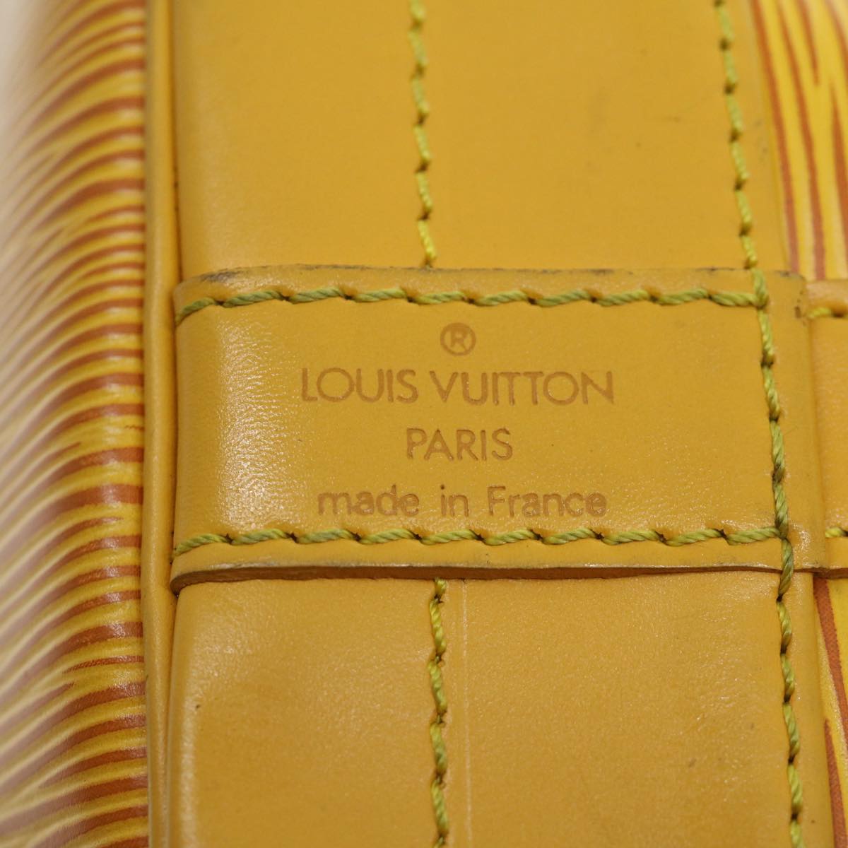 LOUIS VUITTON Epi Noe Shoulder Bag Yellow M44009 LV Auth ds546