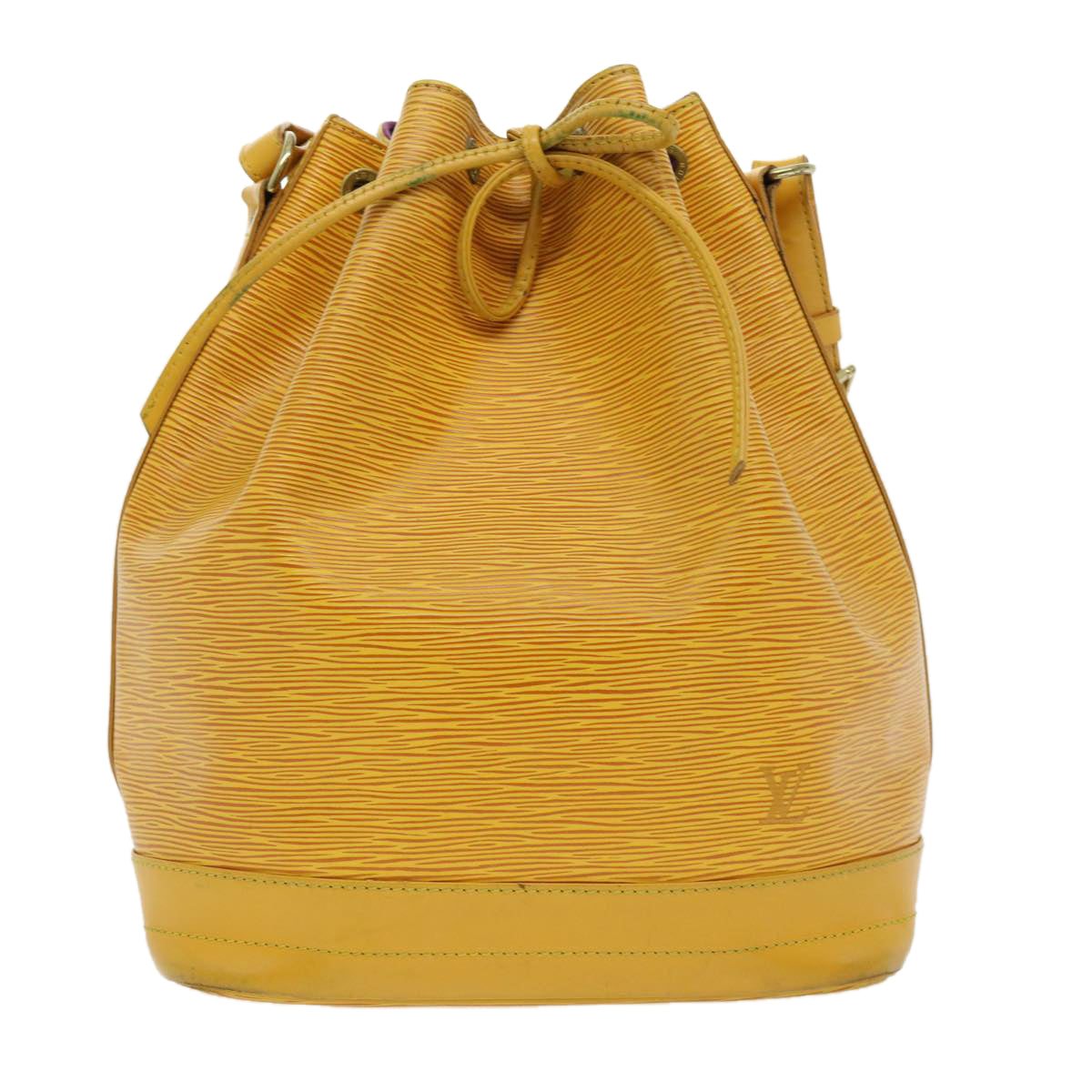 LOUIS VUITTON Epi Noe Shoulder Bag Yellow M44009 LV Auth ds546