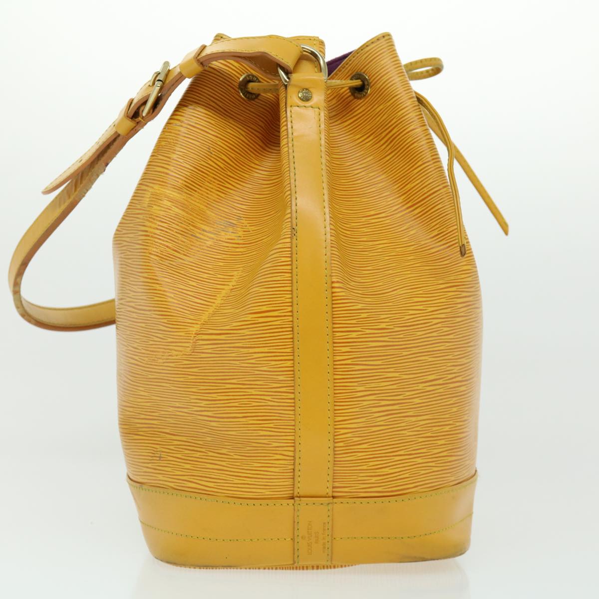 LOUIS VUITTON Epi Noe Shoulder Bag Yellow M44009 LV Auth ds546