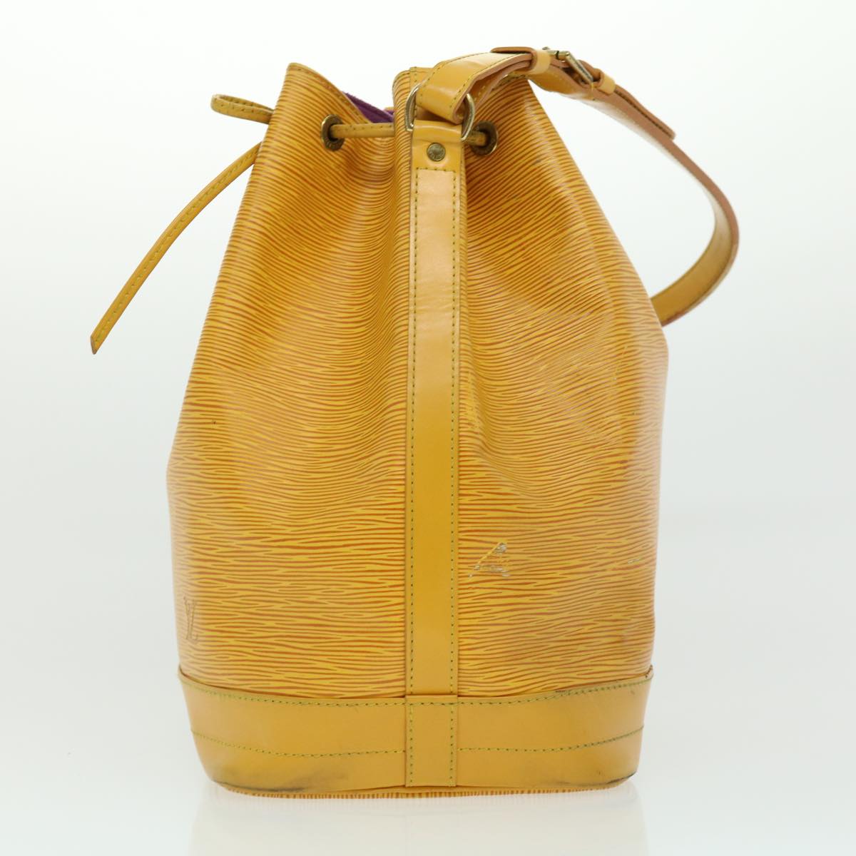 LOUIS VUITTON Epi Noe Shoulder Bag Yellow M44009 LV Auth ds546