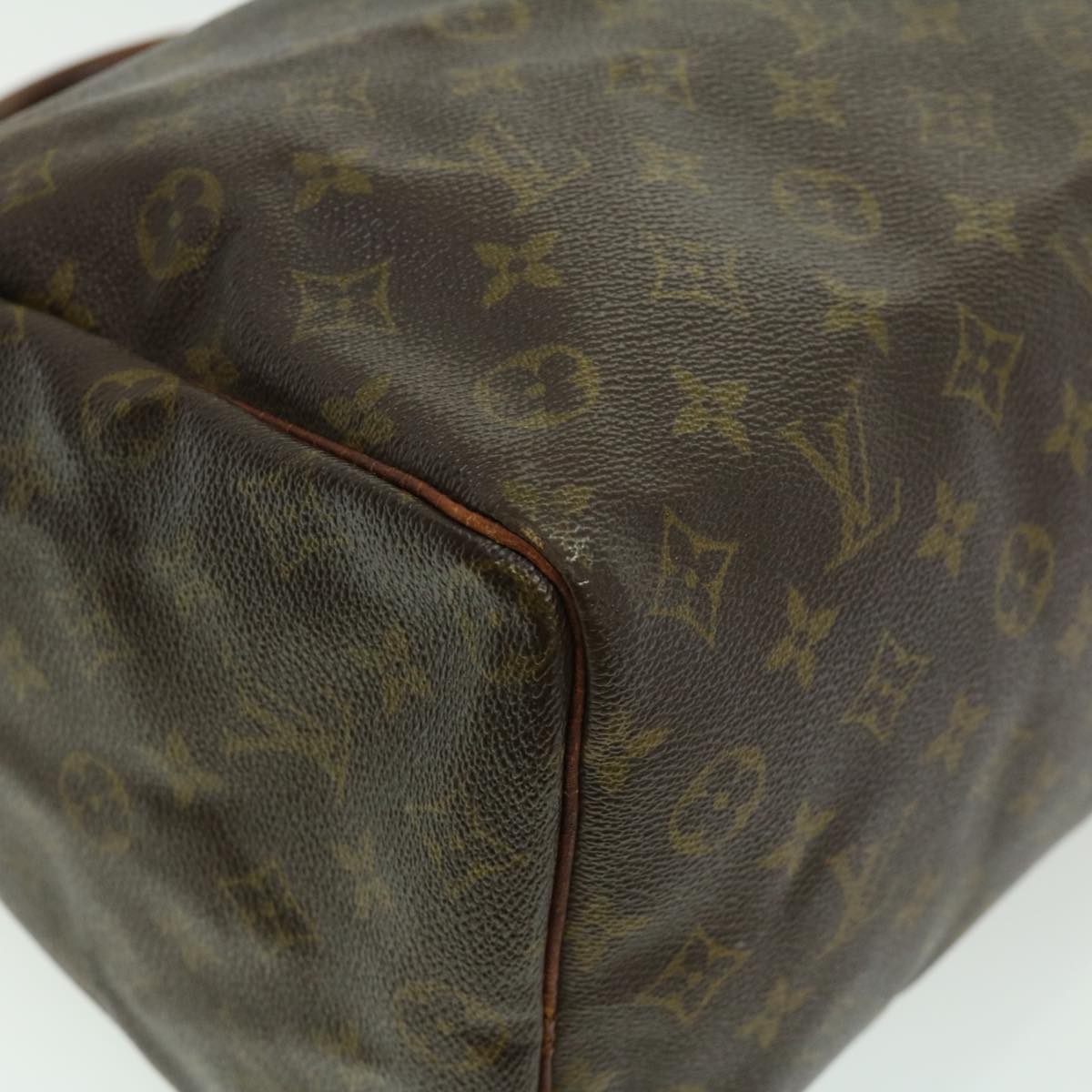 LOUIS VUITTON Monogram Speedy 35 Hand Bag M41524 LV Auth ds547