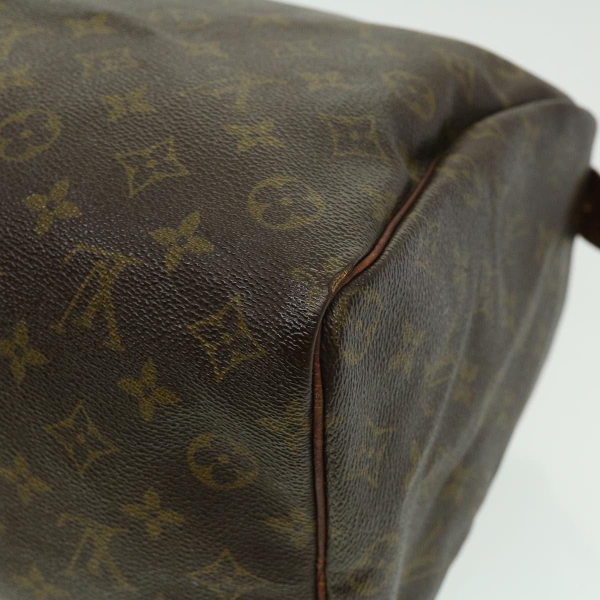 LOUIS VUITTON Monogram Speedy 35 Hand Bag M41524 LV Auth ds547