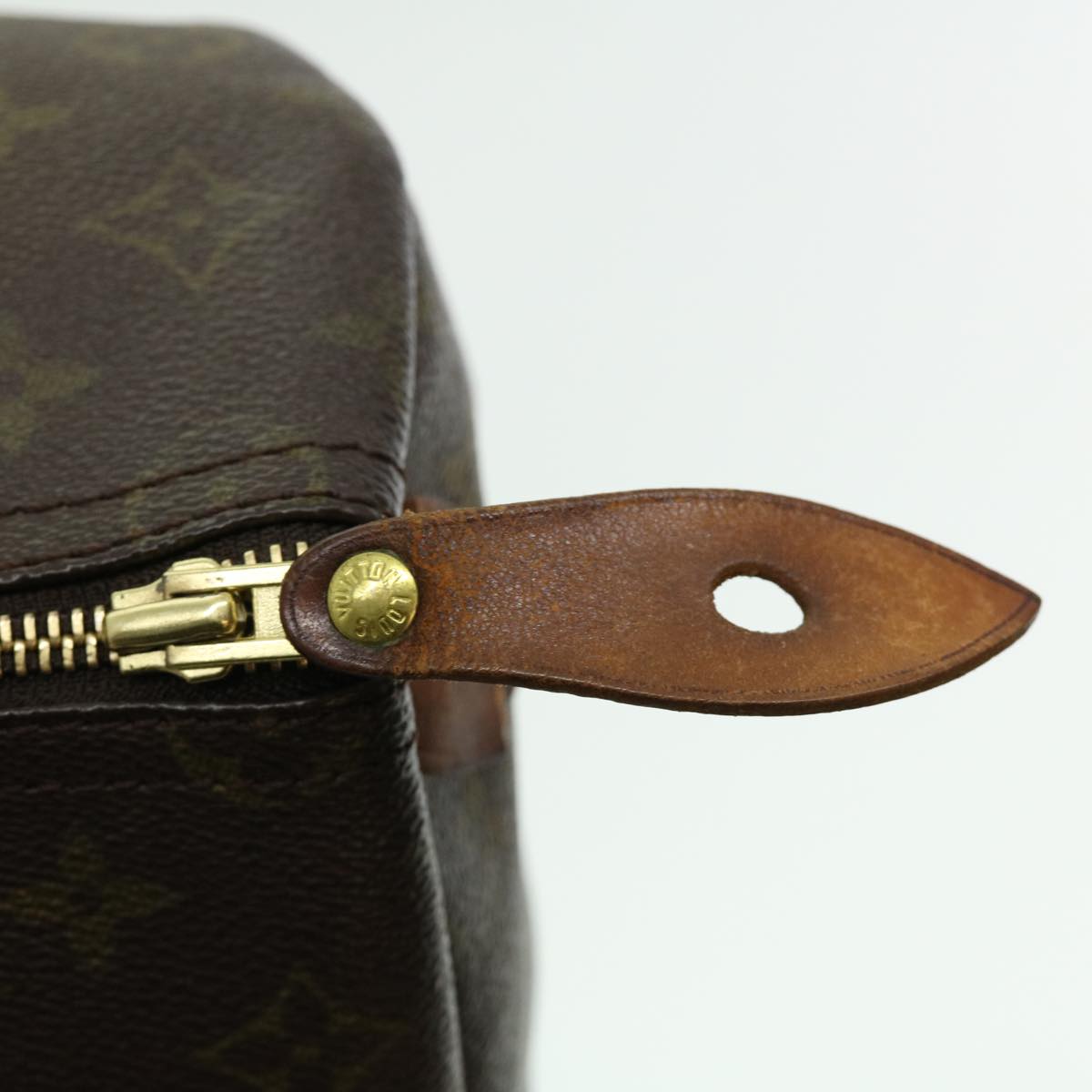 LOUIS VUITTON Monogram Speedy 35 Hand Bag M41524 LV Auth ds547