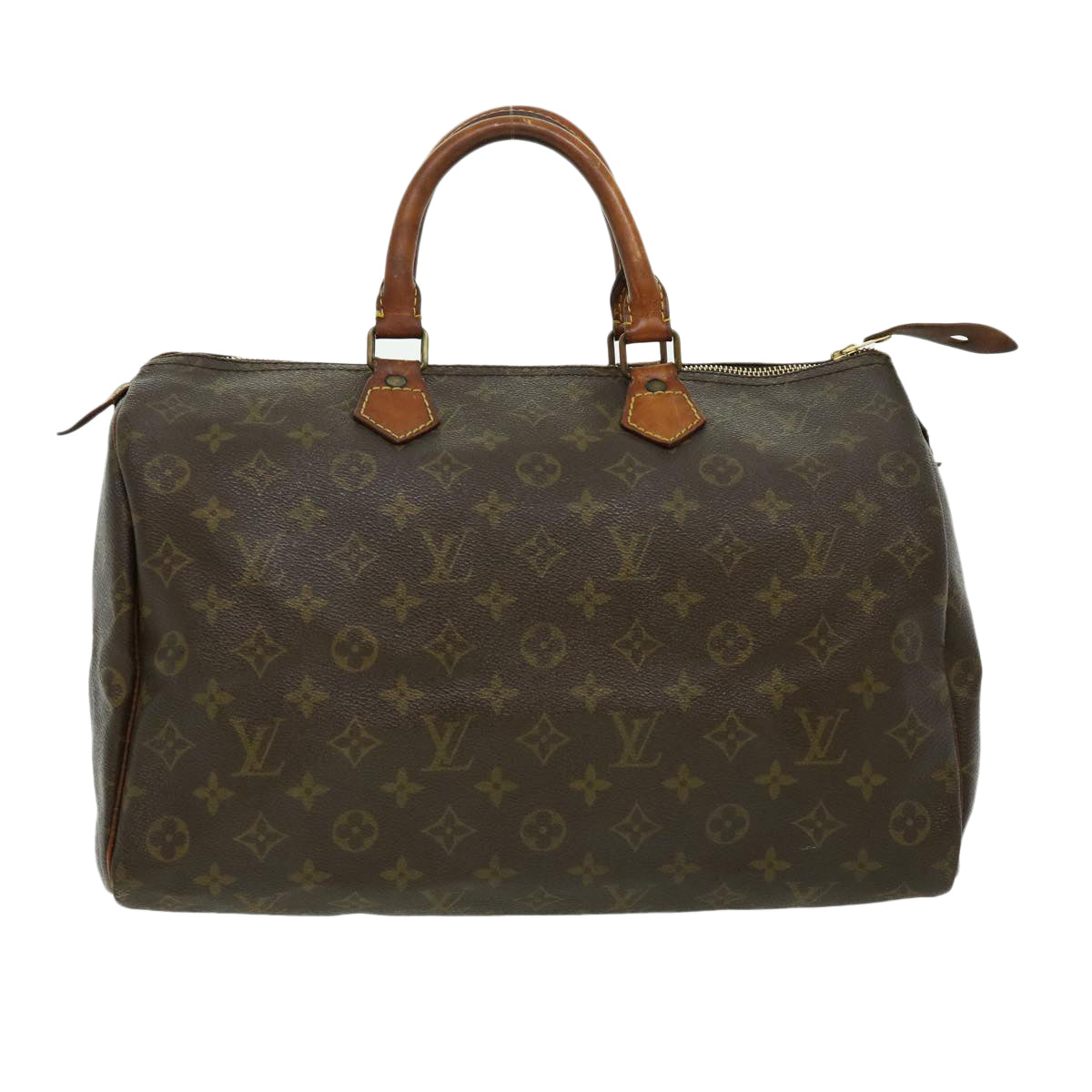 LOUIS VUITTON Monogram Speedy 35 Hand Bag M41524 LV Auth ds547