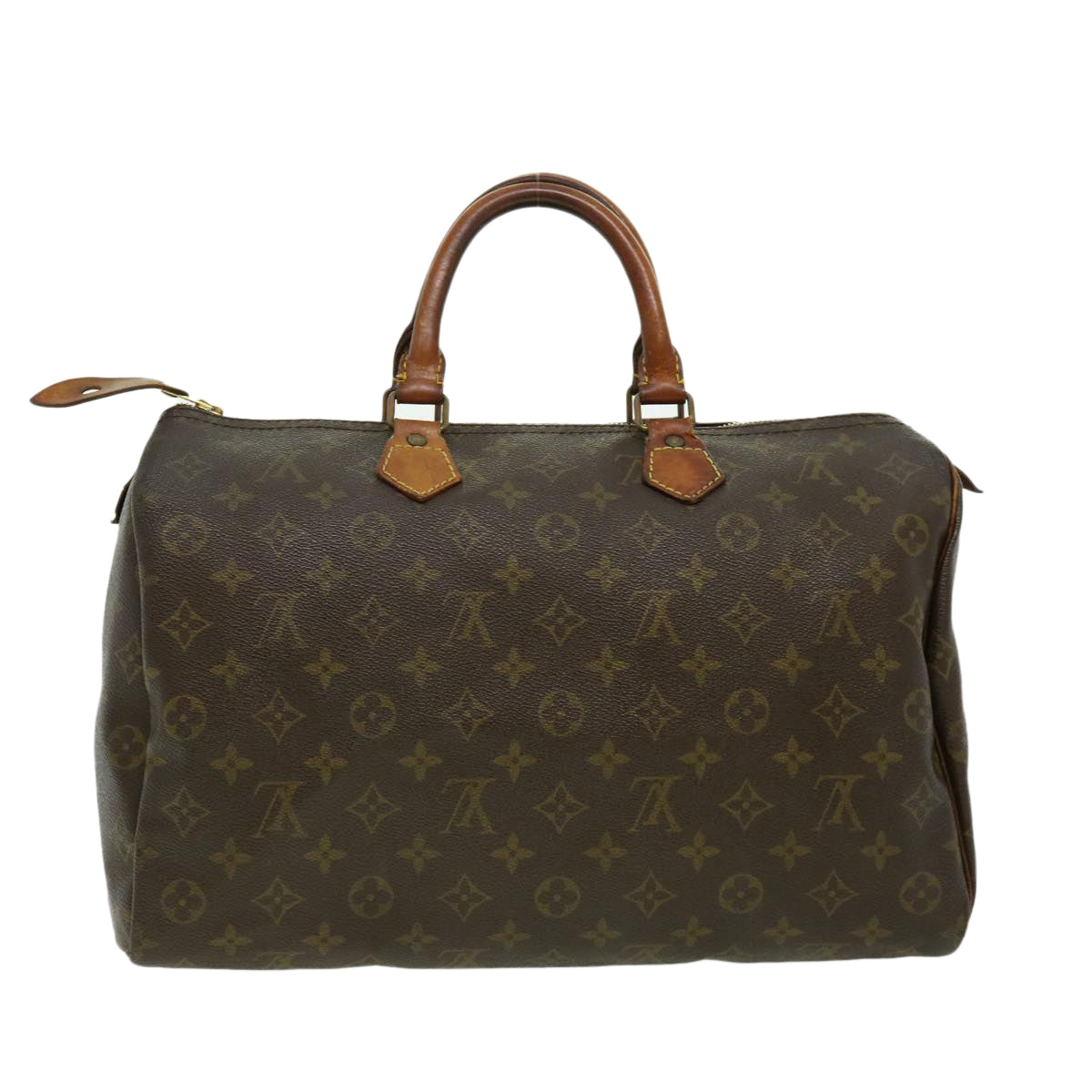 LOUIS VUITTON Monogram Speedy 35 Hand Bag M41524 LV Auth ds547 - 0