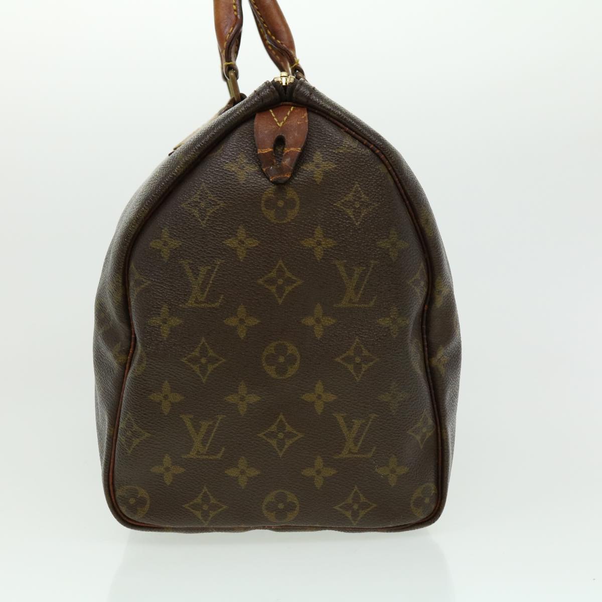 LOUIS VUITTON Monogram Speedy 35 Hand Bag M41524 LV Auth ds547