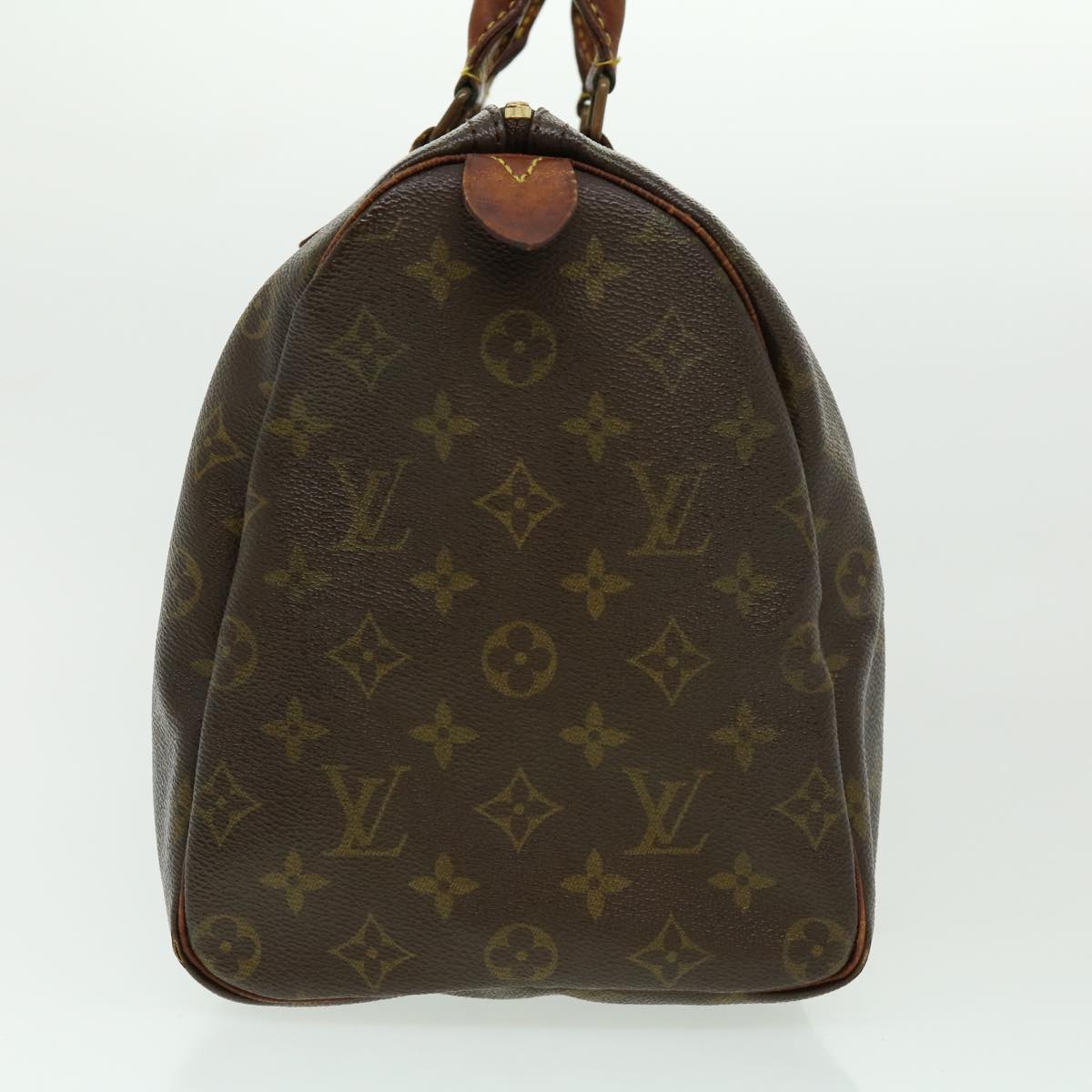 LOUIS VUITTON Monogram Speedy 35 Hand Bag M41524 LV Auth ds547