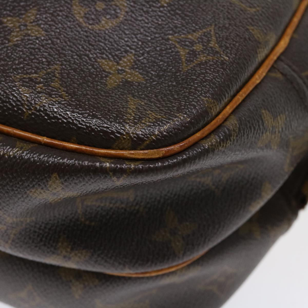 LOUIS VUITTON Monogram Reporter PM Shoulder Bag M45254 LV Auth ds554