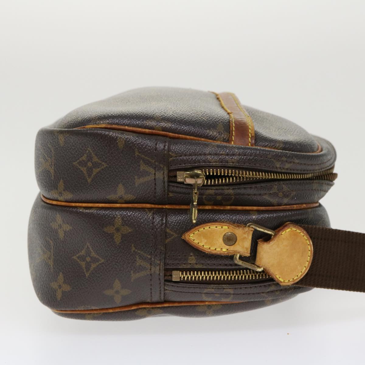 LOUIS VUITTON Monogram Reporter PM Shoulder Bag M45254 LV Auth ds554