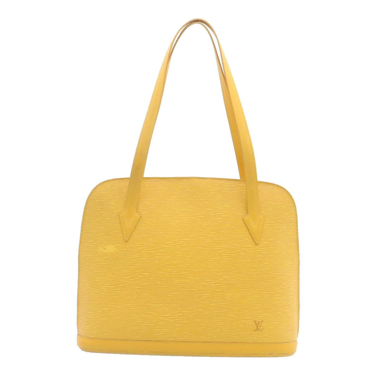 LOUIS VUITTON Epi Lussac Shoulder Bag Yellow M52289 LV Auth dt003