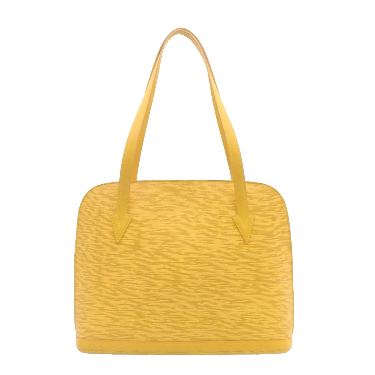 LOUIS VUITTON Epi Lussac Shoulder Bag Yellow M52289 LV Auth dt003