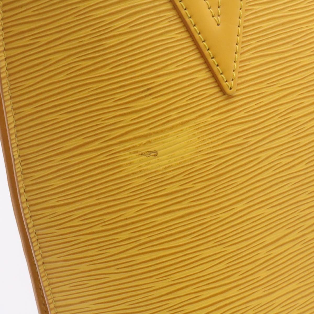 LOUIS VUITTON Epi Lussac Shoulder Bag Yellow M52289 LV Auth dt003