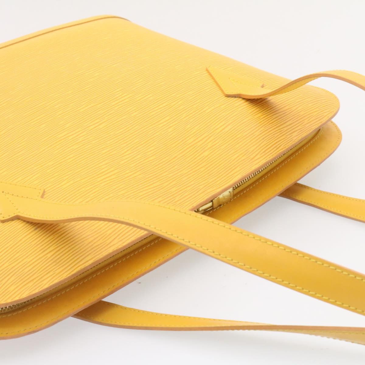 LOUIS VUITTON Epi Lussac Shoulder Bag Yellow M52289 LV Auth dt003