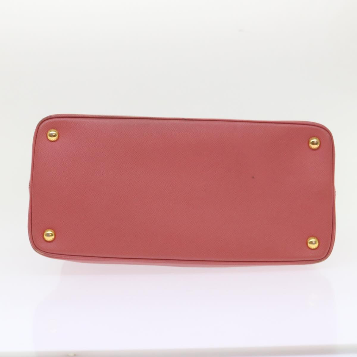 PRADA Hand Bag Safiano leather Pink Auth ep1018