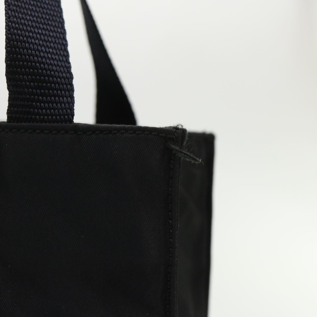 PRADA Hand Bag Nylon Black Auth ep1046 - 0