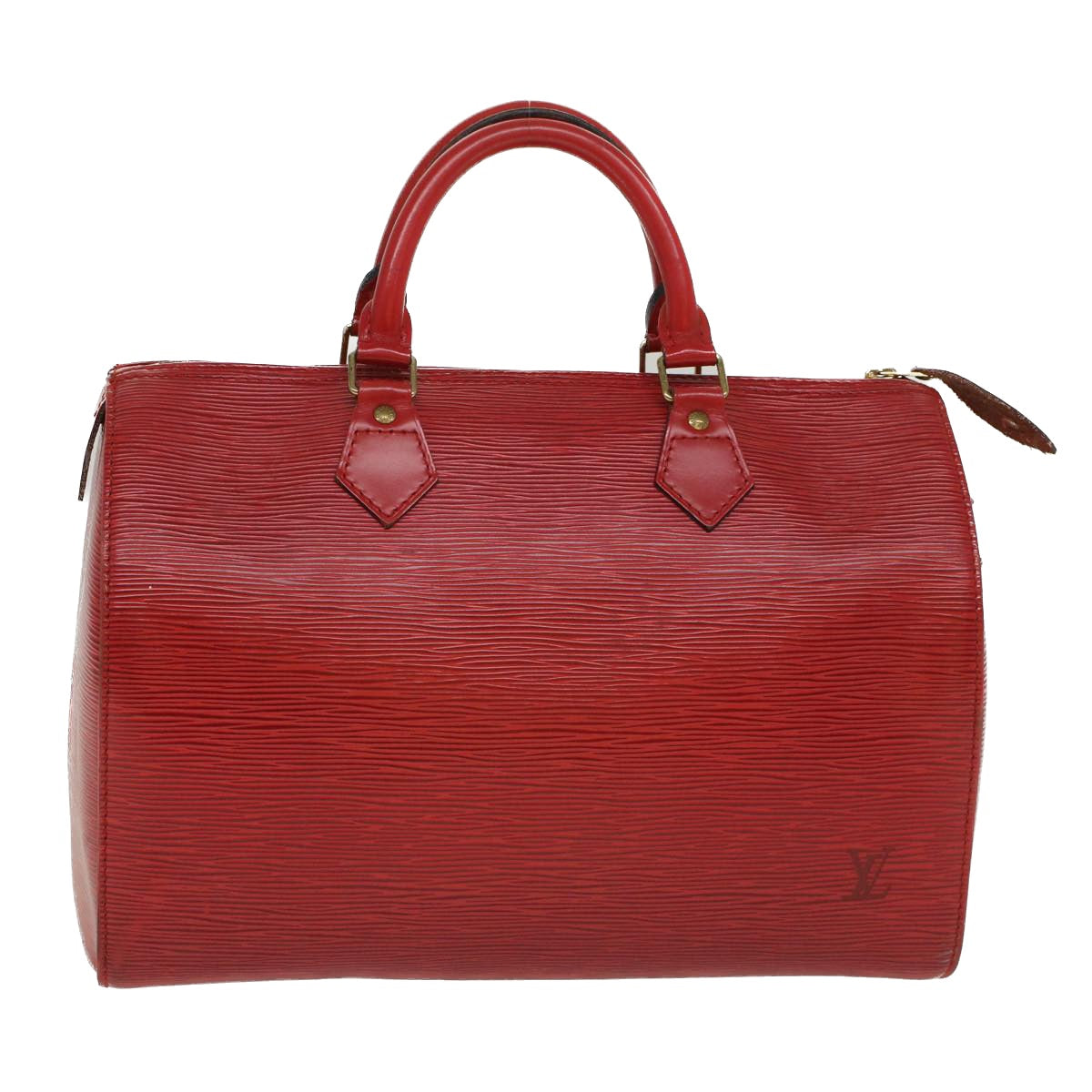 LOUIS VUITTON Epi Speedy 30 Hand Bag Red M43007 LV Auth ep1092