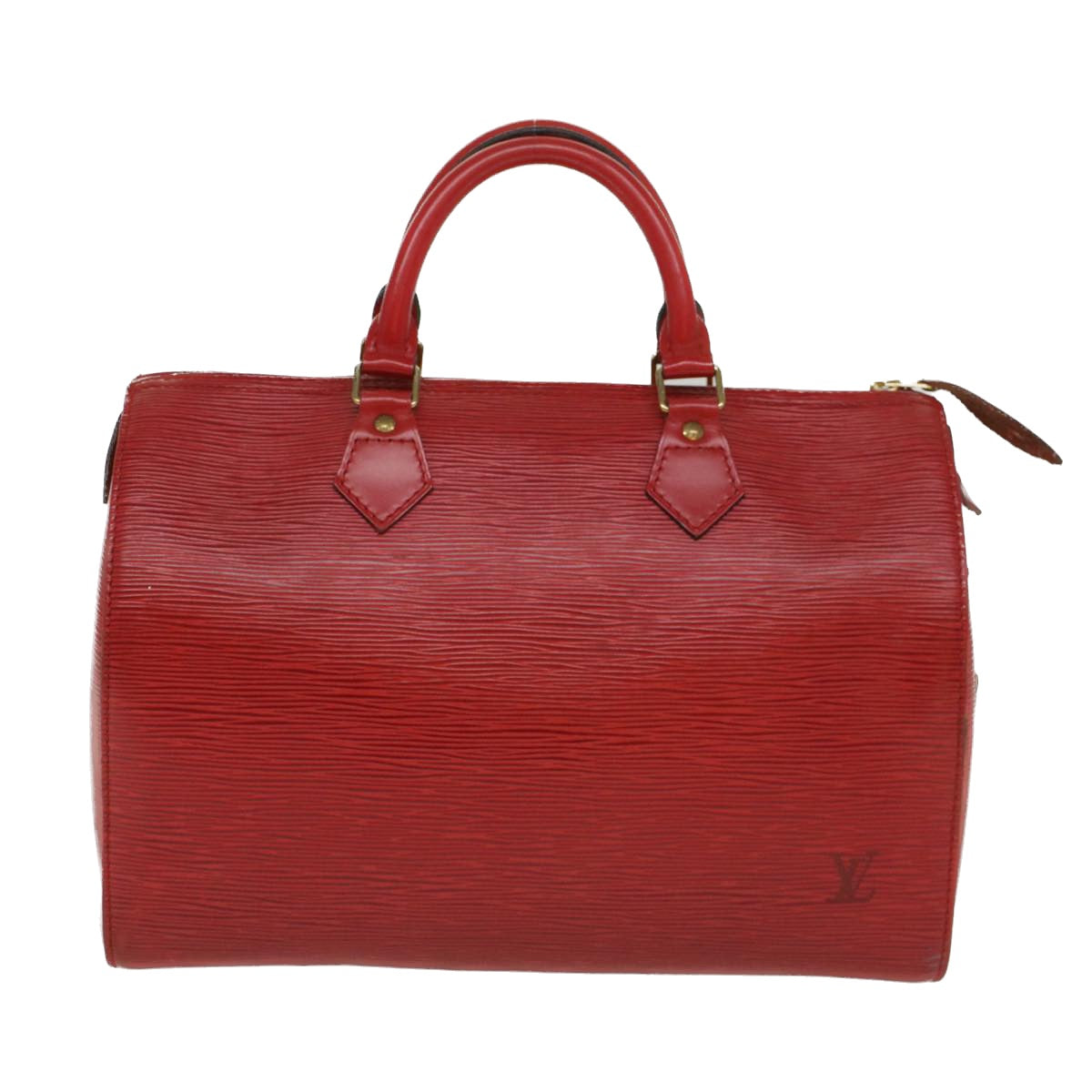 LOUIS VUITTON Epi Speedy 30 Hand Bag Red M43007 LV Auth ep1092