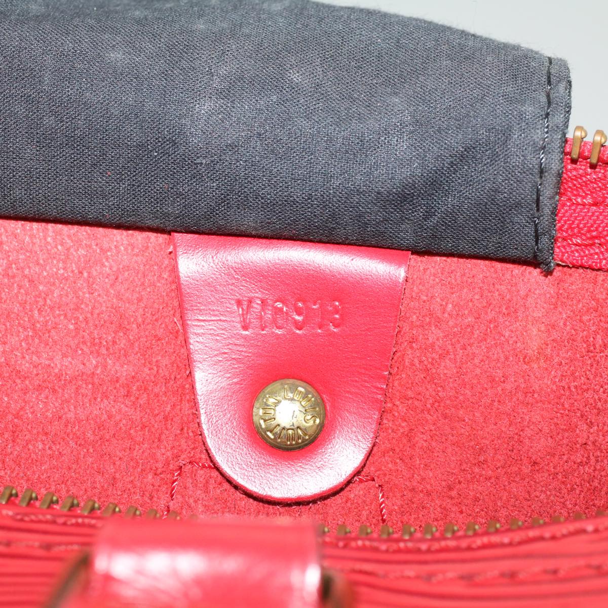 LOUIS VUITTON Epi Speedy 30 Hand Bag Red M43007 LV Auth ep1092